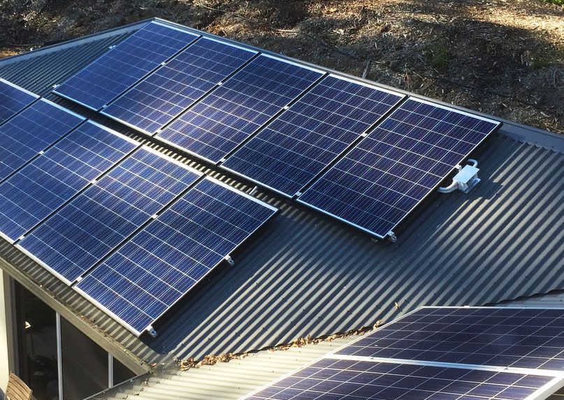 Solar Tin Roof Installation