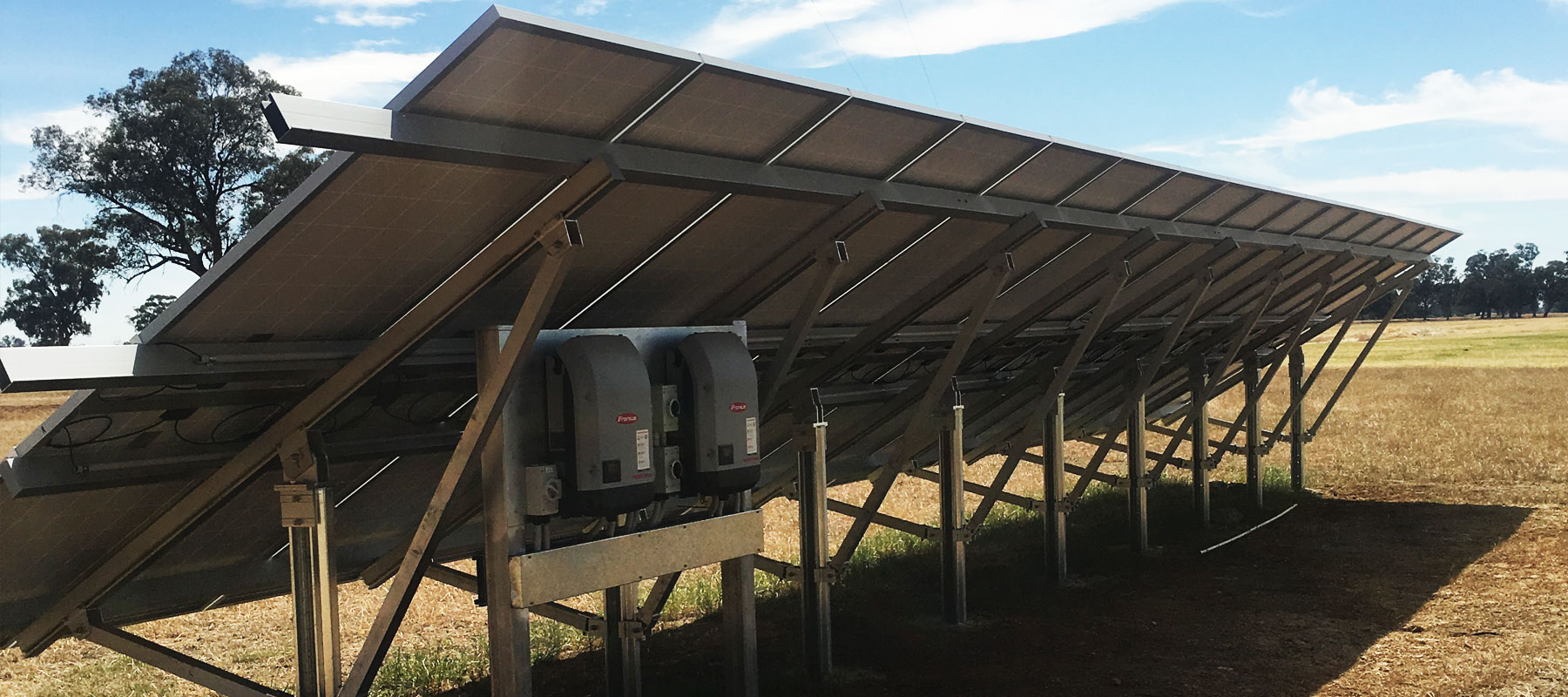 Albury Wodonga Ground Mount Solar Install