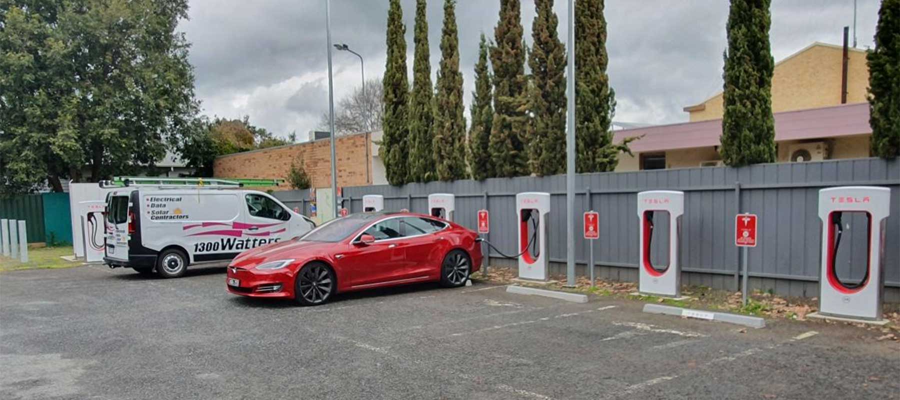 Tesla Euroa Car Charging Site Slider 1